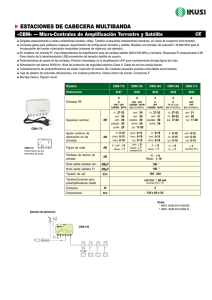 Micro-centrales de amplificaciÃ³n terrestre y satÃ©lite - CBM (PDF)