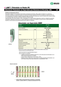 Fuente de alimentaciÃ³n con supervisiÃ³ - CFP-702 (PDF)