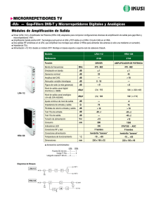Amplificadores driver y de potencia - LRA-HRA (PDF)