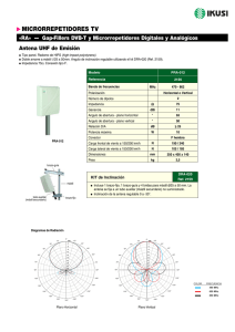 Antenas UHF de emisiÃ³n - PRA (PDF)