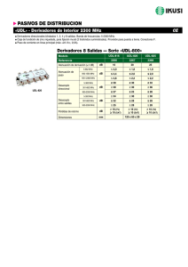 Derivadores 8 salidas 5-2.300 MHz - UDL-800 (PDF)