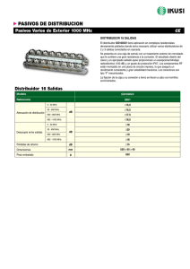Distribuidores 16 salidas 5-1.000 MHz exterior - GS16DGV (PDF)