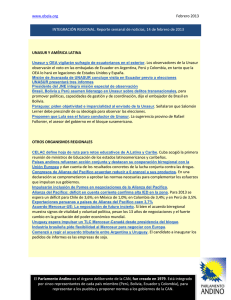 Integración regional - reporte semanal de noticias, 14 de febrero de 2013.pdf