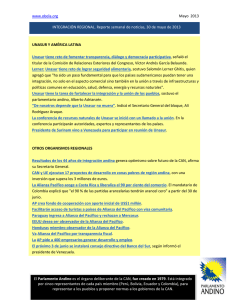 Integración regional - reporte semanal de noticias, 30 de mayo de 2013.pdf