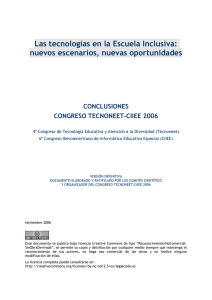 Conclusiones último Tecnoneet - CIIEE ] (130Kb, PDF)