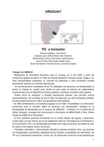 Uruguay : TIC e inclusión