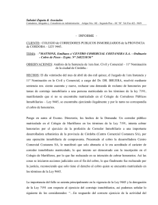 Informe 05-05-15 Mattone Sentencia
