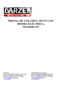 Prensas hidrÃ¡ulicas (EE25030-CE) (PDF)
