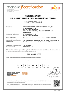 Certificado de Conformidad CE - AXESS NANO (PDF)
