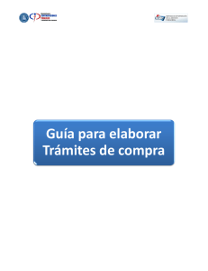 Guía para elaborar Trámites de compra