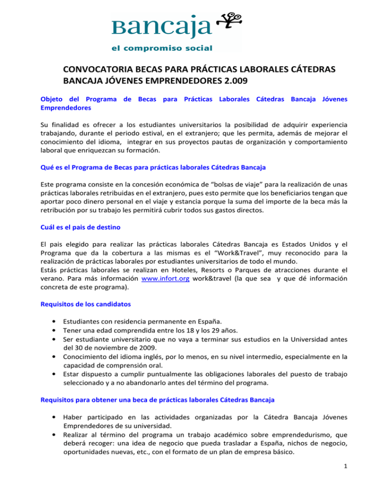Convocatoria becas catedras09 2 pdf