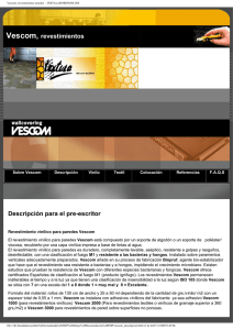 Vescom VinÃ­lico y textil (PDF)