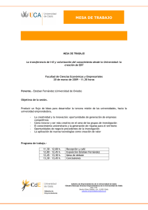 Mesa Trabajo - La Transferencia de I+D y valorizacion del ý.pdf