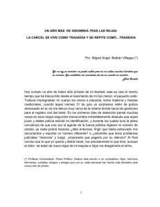 UN A&Ntilde;O M&Aacute;S  DE IGNOMINIA TRAS LAS REJAS: