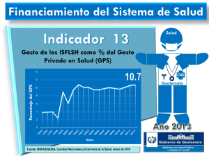 Boletin 34 Gasto de las ISFLSH en salud y GPS