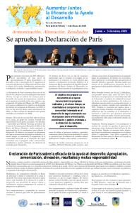 aprobacion declaracion de paris