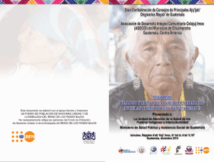 Informe Diálogo y Consulta Intercultural con Abuelas Comadronas de Guatemala