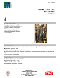 01 - CRC Citrus Cleaner & Degreaser (PDF)