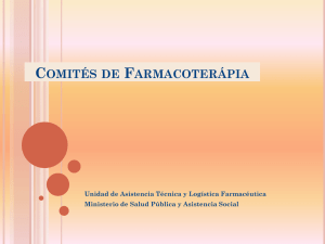 Comités farmacoterápia