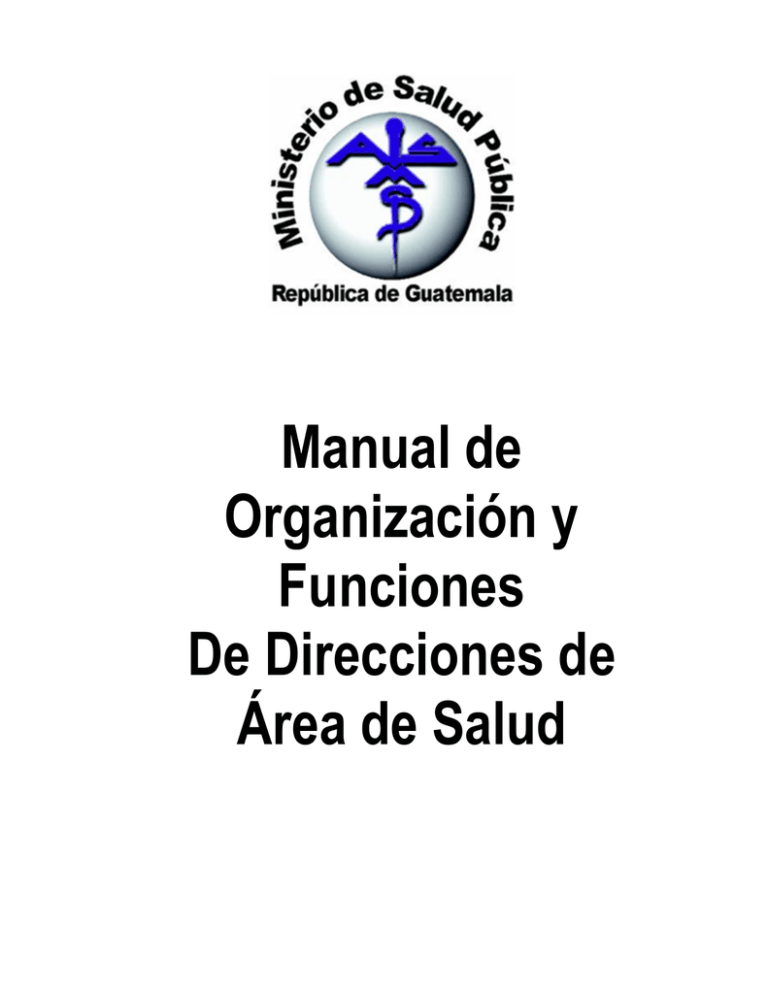 Manual De Organización Y Funciones Das