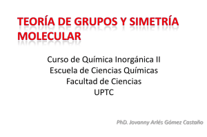 Teoria de grupos y simetria molecular