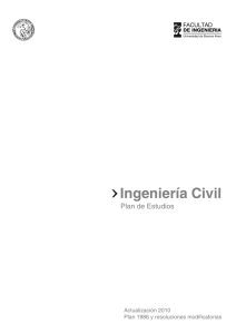 Ingeniería Civil Plan de Estudios Actualización 2010