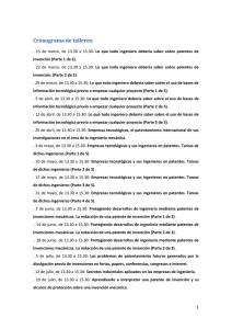 Ver cronograma de talleres