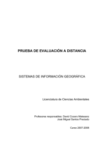 Pruebas de evaluación a distancia