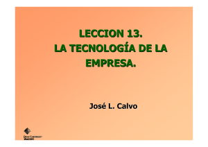 LECCION 13 . LA TECNOLOG