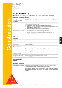Sika Filler 119 - R11566.3.2.