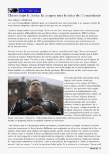 Chávez bajo la lluvia: la imagen más icónica del Comandante