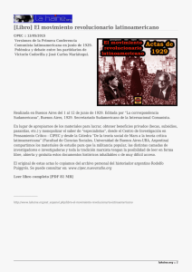 [Libro] El movimiento revolucionario latinoamericano