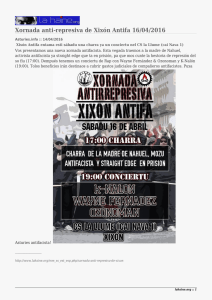 Xornada anti-represiva de Xixón Antifa 16/04/2016