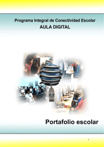 manual usuario Portafolio Escolar
