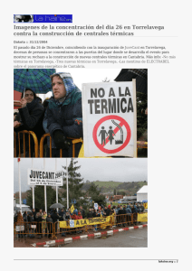 Imagenes de la concentración del dia 26 en Torrelavega