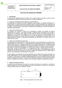 GUIA-BT-Anexo 2. Cálculo de las caídas de tensión.