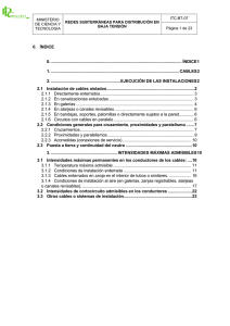 ITC-BT-07. Redes subterráneas.