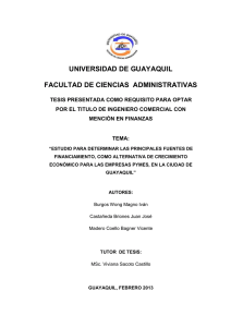 UNIVERSIDAD DE GUAYAQUIL FACULTAD DE CIENCIAS  ADMINISTRATIVAS