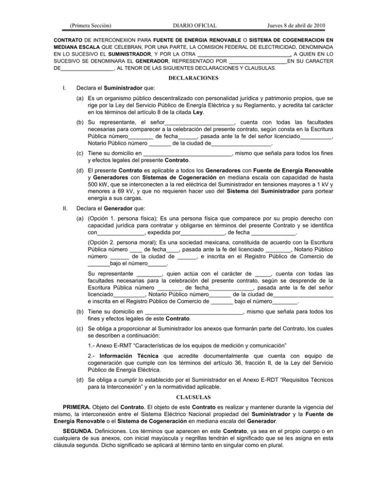 De Interconexi N Para Fuente De Energ A Renovable O Sistema De ...