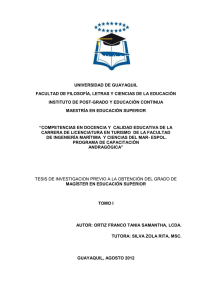 Comperencias en docencia y calidad educativa de la carrera de licenciatura en turismo de la facultad de Ing. Marítimas y ciencias del mar ESPOL.pdf