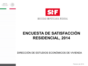 Resultados de Encuesta de Satisfacción Residencial 2014