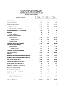 SOCIEDAD HIPOTECARIA FEDERAL, S. N. C., INSTITUCIÓN DE BANCA DE DESARROLLO