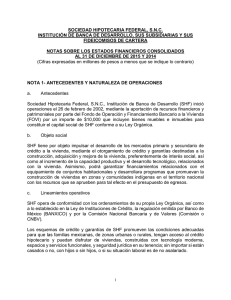 Notas a los Estados Financieros Consolidados​