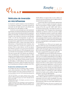 CGAP Vehículos de inversión