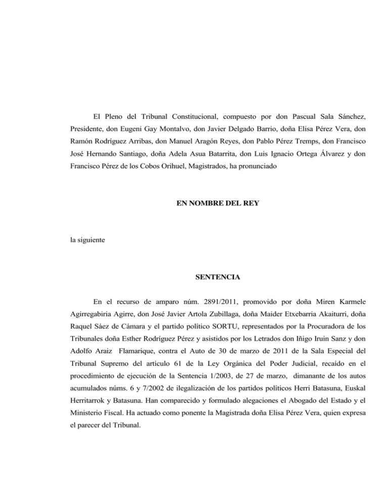 Puede Leer Aquí El Texto Completo De La Sentencia Del Tribunal ...