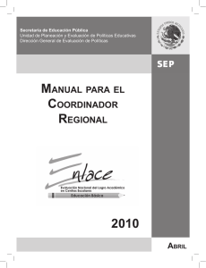 Manual para el Coordinador Regional
