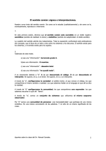 Clase III. Interpretacion del Sentido&nbsp;