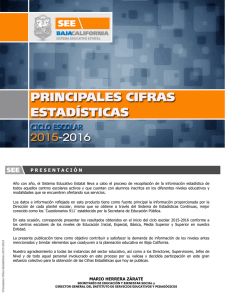 Ciclo Escolar 2015-2016