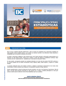 Ciclo Escolar 2014-2015