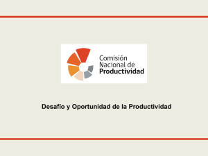 Joseph Ramos, Presidente Comisión Nacional de Productividad: Desafío y Oportunidad de la Productividad